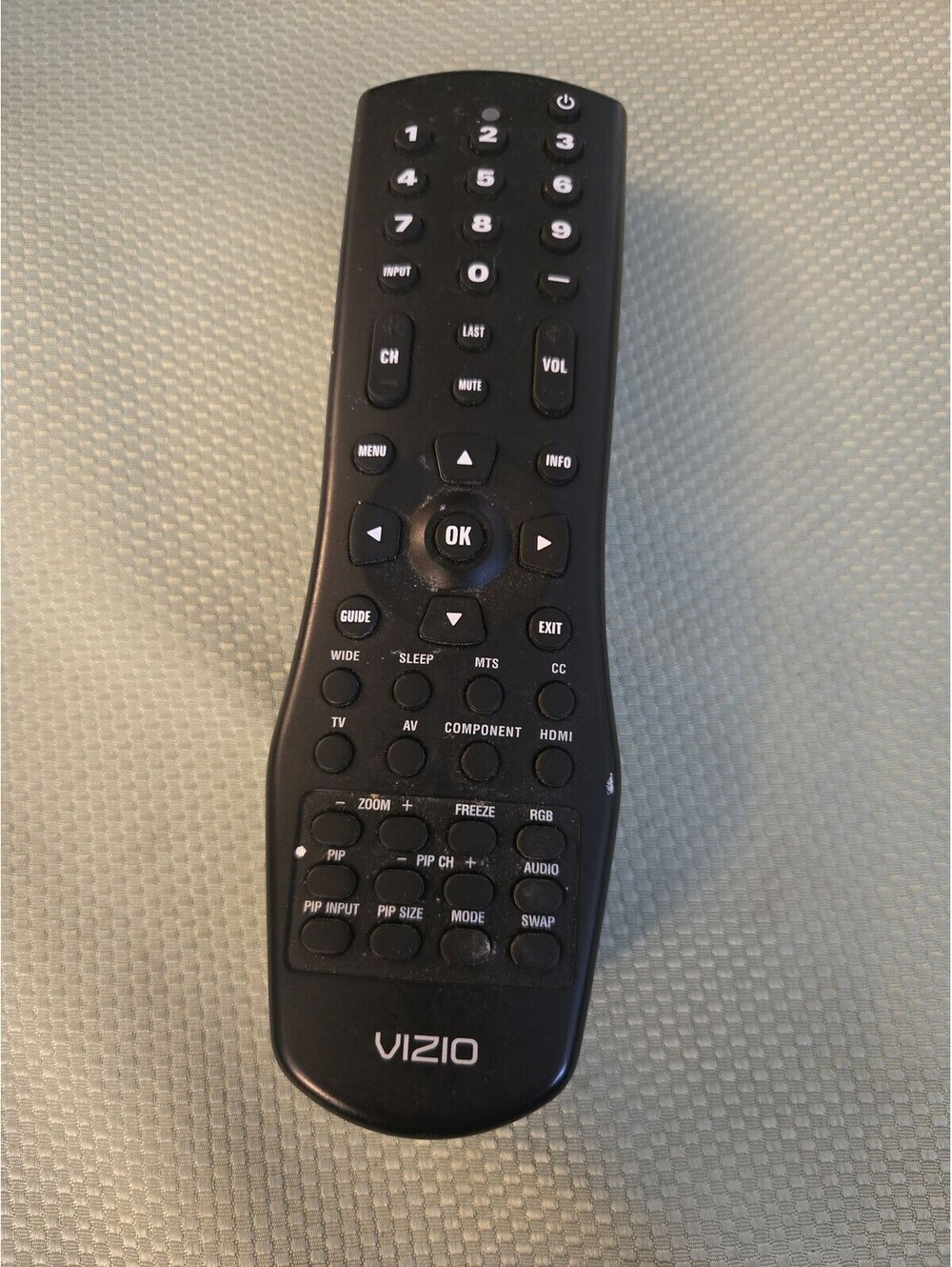 Genuine Vizio Universal TV Remote Control VR1 Black